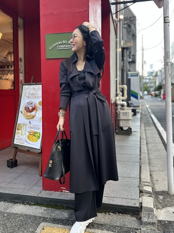 カットオフトレンチコートブラック | REGINA ROMANTICO（レジィーナ 