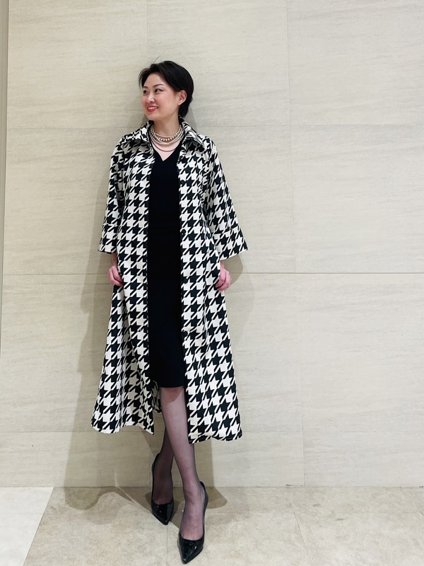REGINA ROMANTICOレジィーナロマンティコ 千鳥格子コートワンピース 千鳥格子コートワンピース | REGINA ROMANTICO（レジィーナ