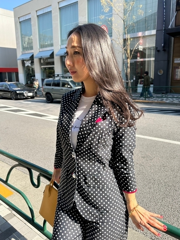 Regina Romantico ドット　ジャケット　美品 Regina Romantico ドット ジャケット 美品