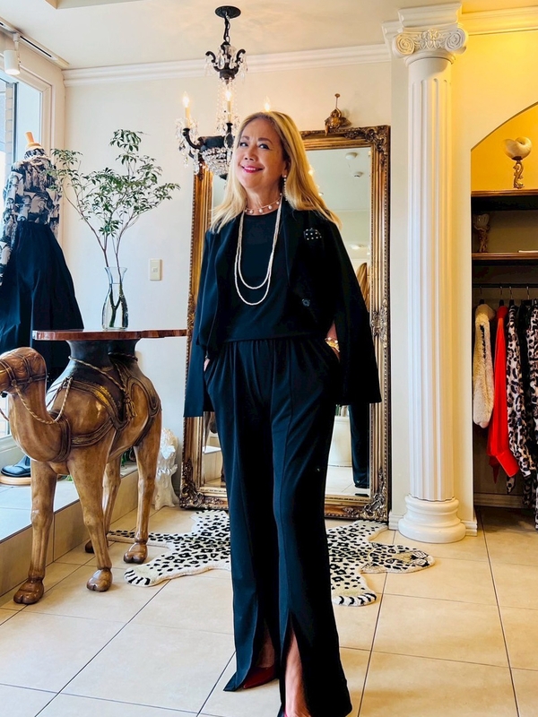 レジィーナロマンティコ ダブルフェイス ケープ ジャケット ブラック 黒 AWESOME