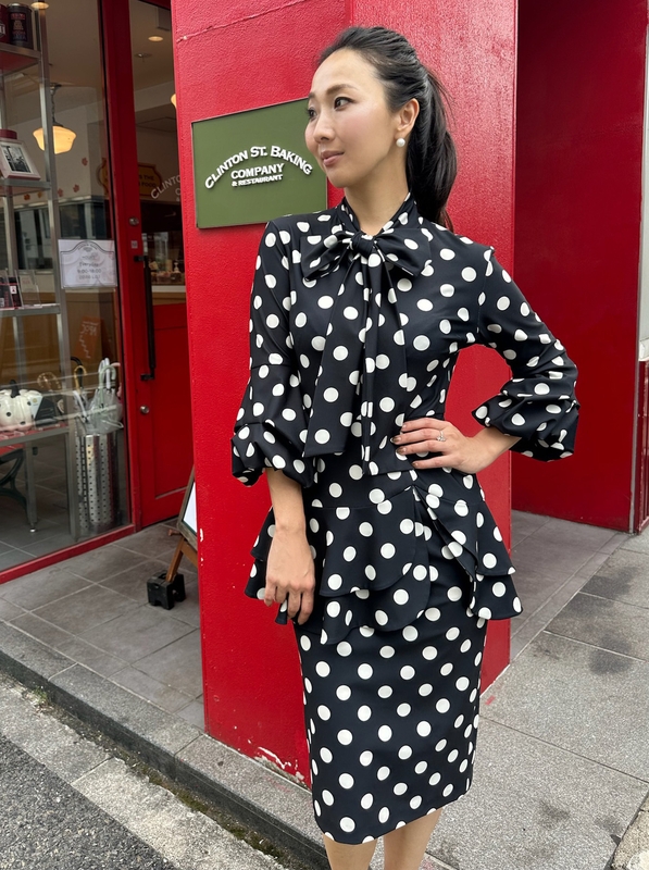 レジーナロマンティコ❤️ペーズリー柄が素敵な黒白スーツ❤️ ワンピース | REGINA ROMANTICO（レジィーナロマンティコ）公式通販