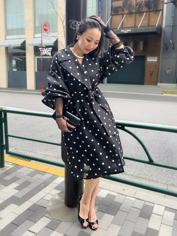 【週末セール】新品春物　レジィーナロマンティコ コートワンピース PRETTY WOMAN